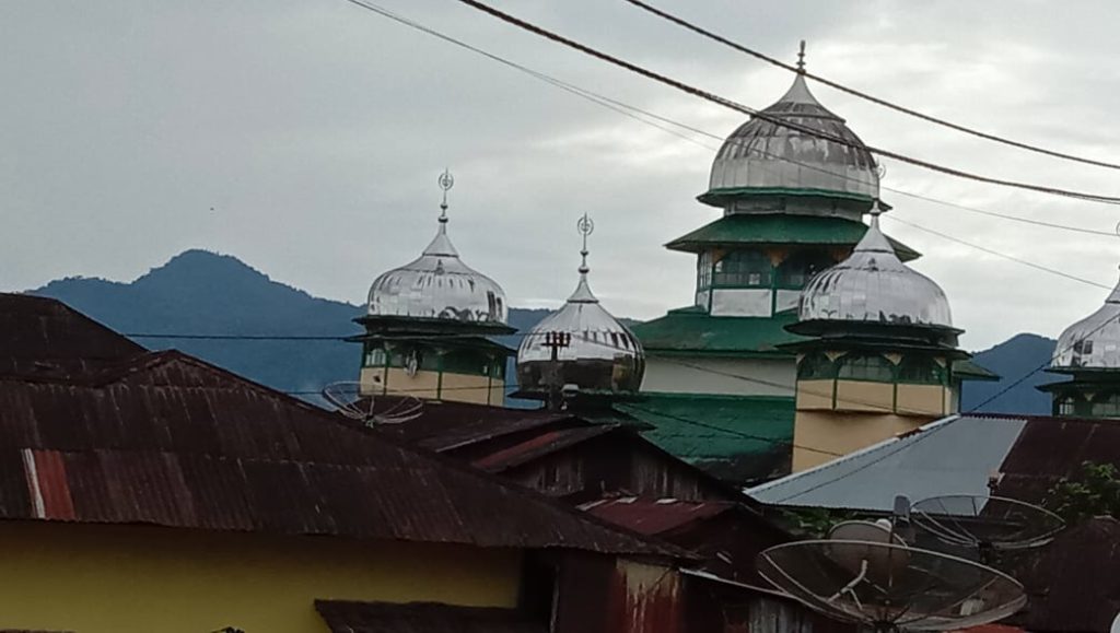 een moskee op Sumatra in indonesië