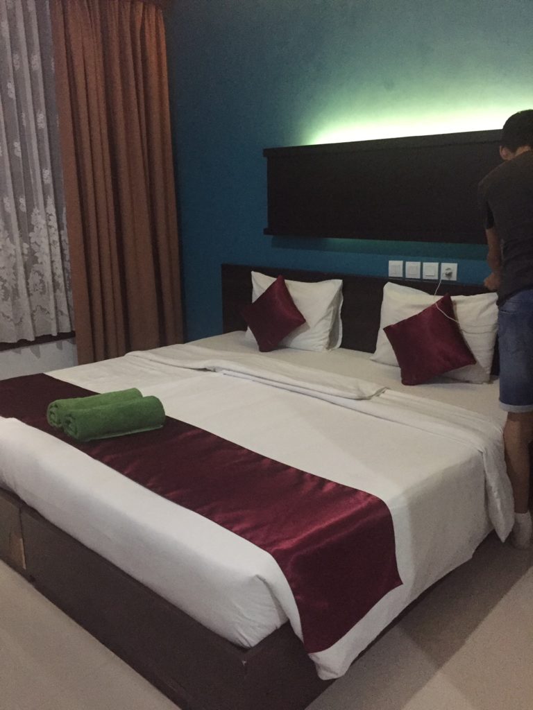 een hotelkamer in sumatra