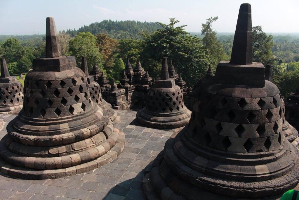 de stoepa's van de candi borobudur