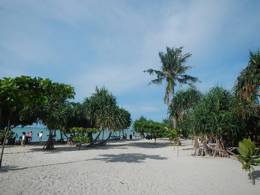 wit strand op pulau seribu