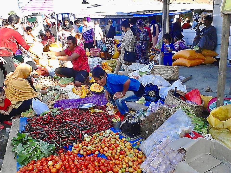 Pasar, de traditionele markt in Indonesië