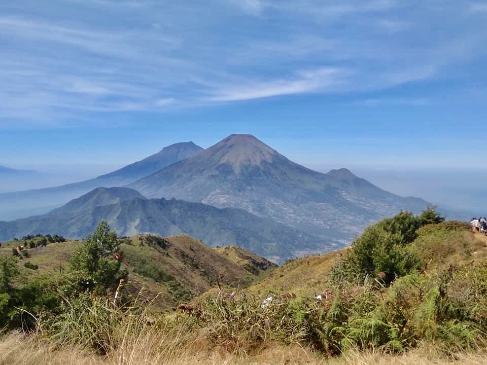 Prau vulkaan bij Dieng op Java