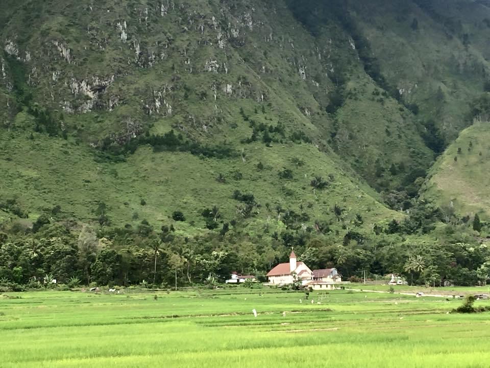 Samosir eiland is een eiland in het tobameer, sumatra