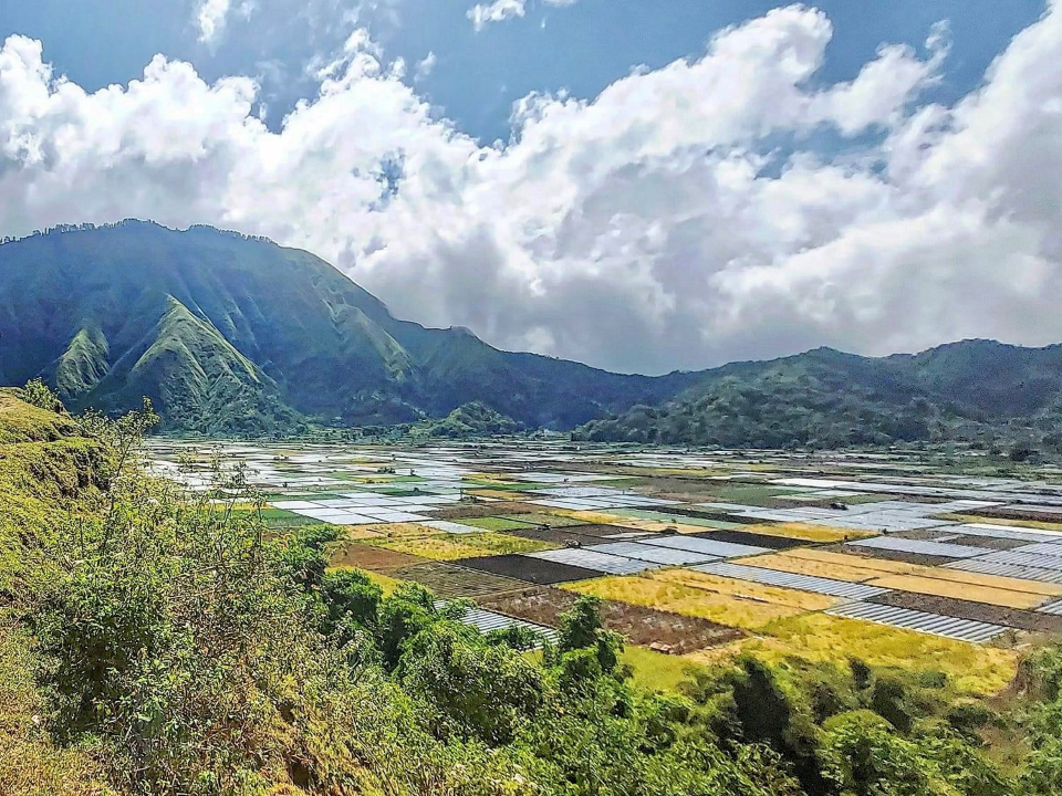 lembah Sembalun (sembalun valley) op lombok